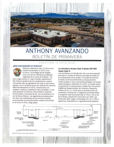 Advancing Anthony Spring Newsletter Page 4