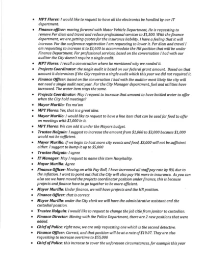 Board of Trustees Budget Workshop Meeting Minutes 04.12.2022 Page 4
