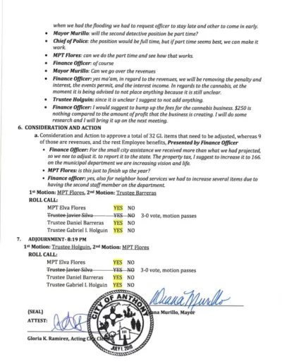 Board of Trustees Budget Workshop Meeting Minutes 04.12.2022 Page 5