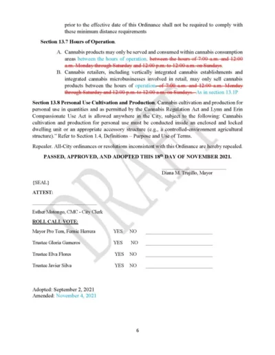 Cannabis Ordinance N0.2010-018 Page 6
