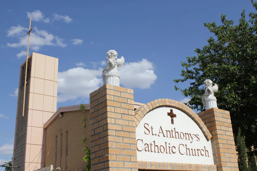 St. Anthony’s Catholic Church in the city of Anthony