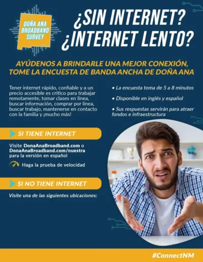 Slow Internet? No Internet? Flyer Spanish