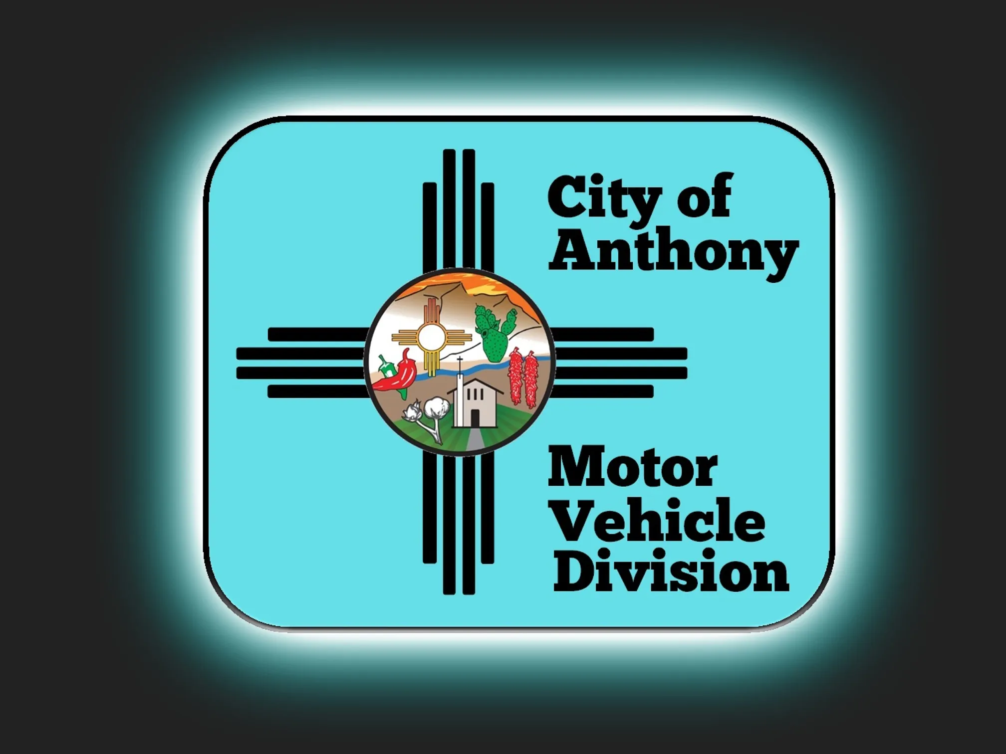 City of Anthony Motor Vehicle Division logo