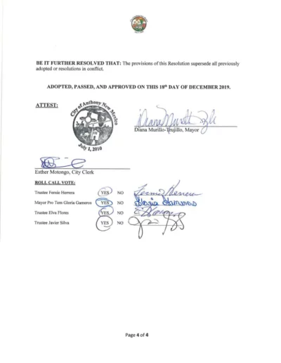 Open Meeting Act Resolution N0. 2020-001 Page 4