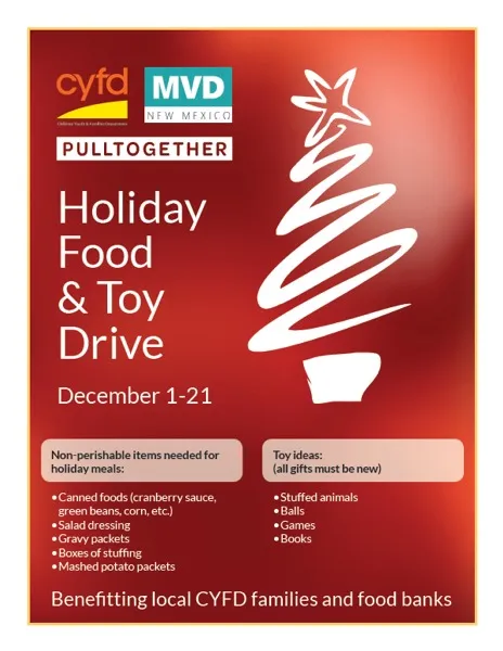 food drive flyer