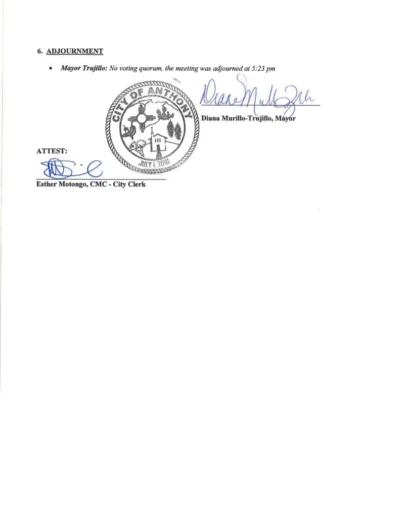Board of Trustees Budget Workshop Meeting Page 2