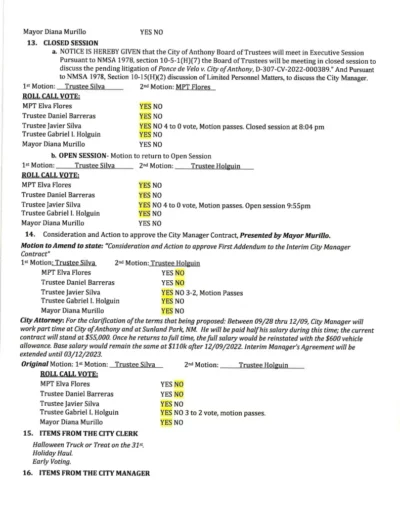 Board of Trustees Regular Meeting Minutes Page 6