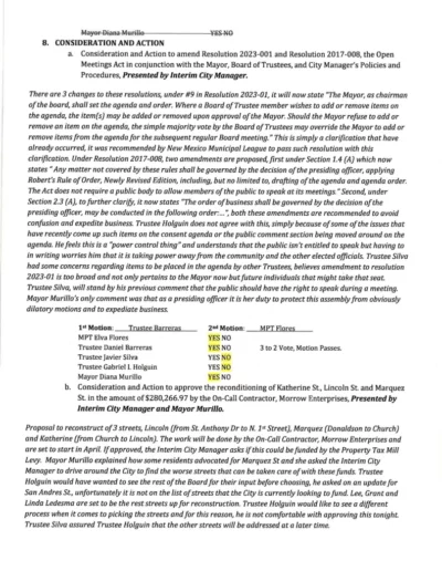 Board of Trustee Regular Meeting Minutes Page 4