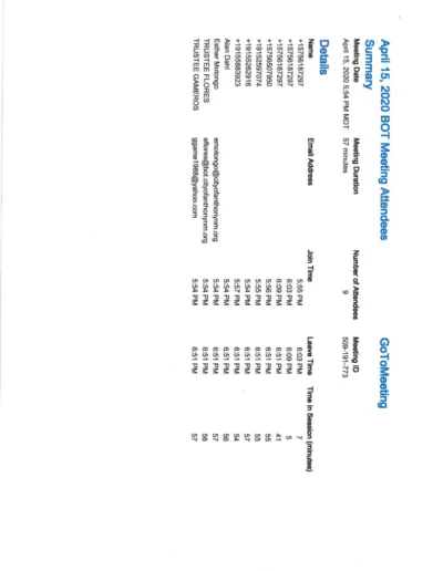 Board of Trustees Regular Meeting Minutes Page 10