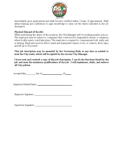 City Manager Job Posting Page 4
