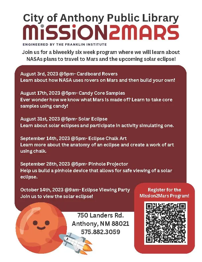 Mission 2 Mars Flyer