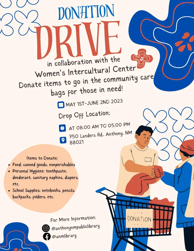 Donation Drive Flyer