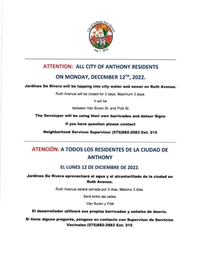Road Closure Notice