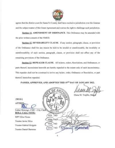 Ordinance N0. 2022-001 Page 6